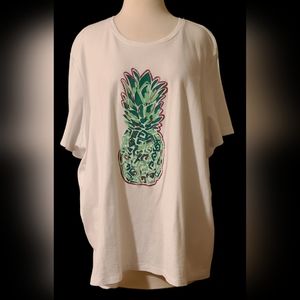 Kim Rogers size 3X white shirt